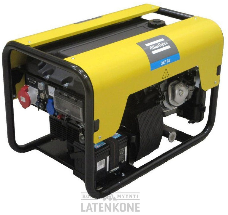 Atlas Copco QEP R8 Bensa Generaattori. - Elektroģenerators: foto 3 Atlas Copco QEP R8 Bensa Generaattori. - Elektroģenerators: foto 3