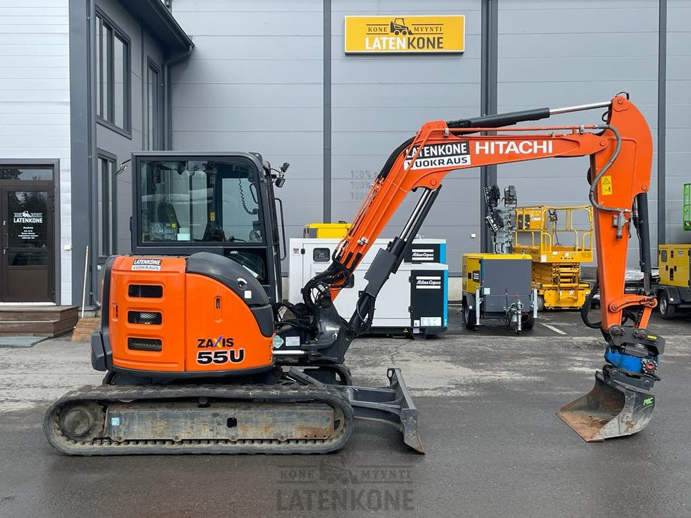 Hitachi ZX 55U-5A kaivinkone - Kāpurķēžu ekskavators: foto 1 Hitachi ZX 55U-5A kaivinkone - Kāpurķēžu ekskavators: foto 1