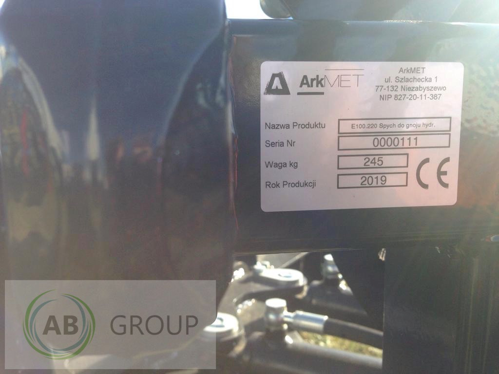 ArkMET hydraulic manure pusher E100.220, 2.2 m - Mēslošanas tehnika: foto 2 ArkMET hydraulic manure pusher E100.220, 2.2 m - Mēslošanas tehnika: foto 2