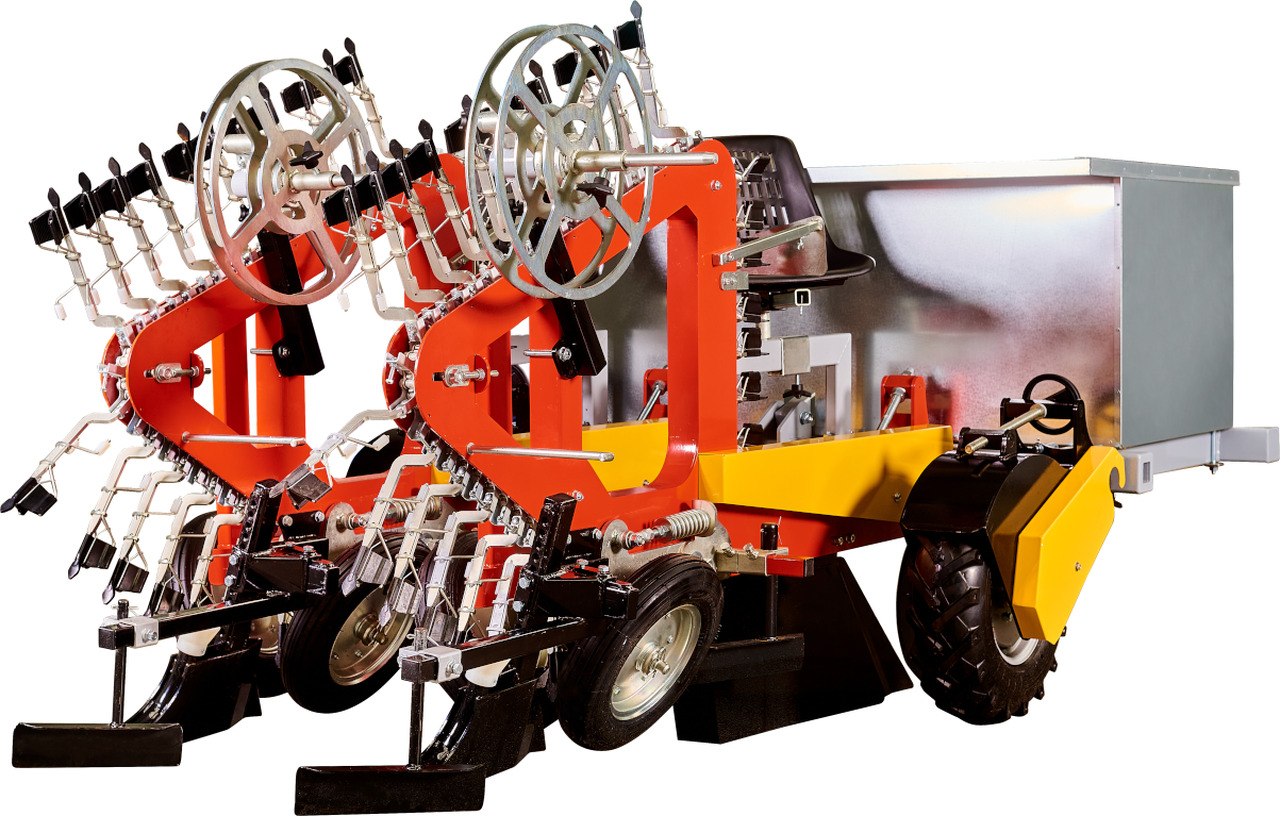 Semi-automatic grapple 2 row planter Solan S243 - Sēšanas tehnika: foto 1 Semi-automatic grapple 2 row planter Solan S243 - Sēšanas tehnika: foto 1