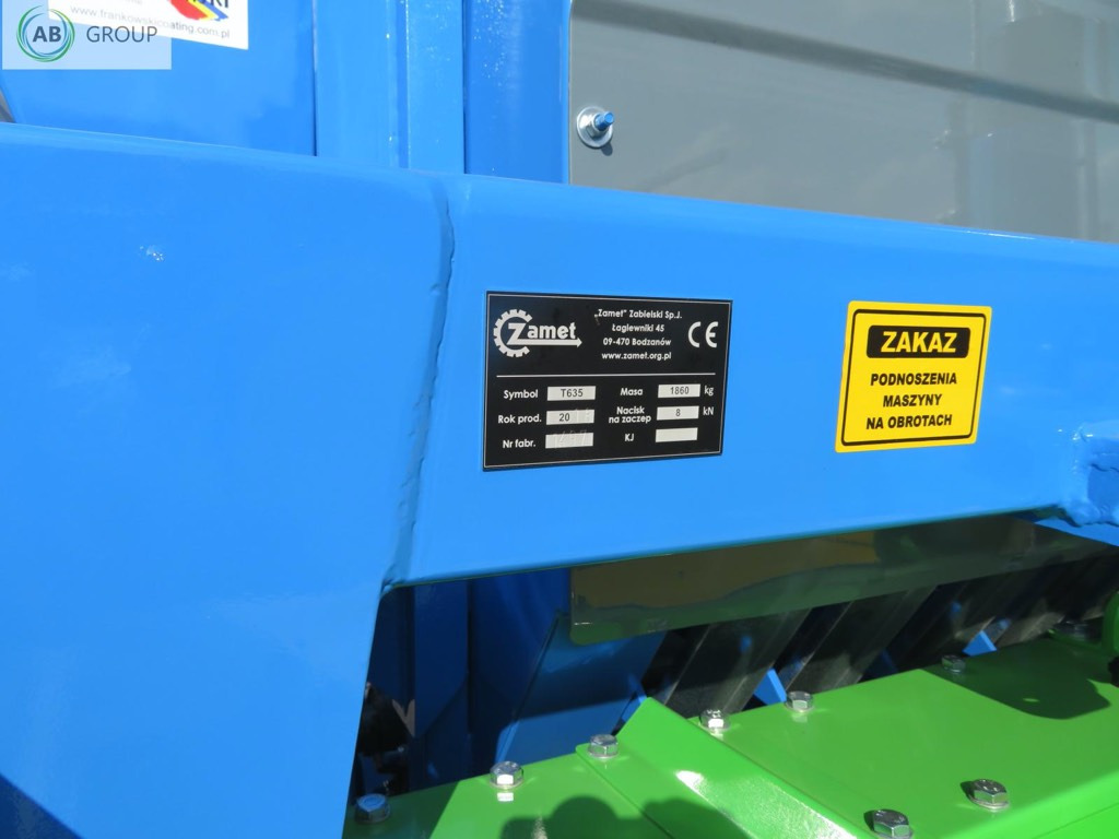 Zamet green forage mower T635 -14,5 m3 - Savācējpiekabe: foto 2 Zamet green forage mower T635 -14,5 m3 - Savācējpiekabe: foto 2