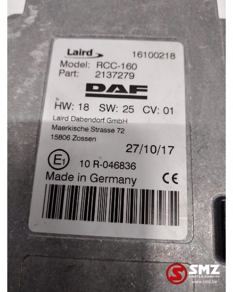 DAF Occ Ecu - DAF XF EURO 6 2137279 - Elektroniskais vadības bloks (ECU) - Kravas automašīna: foto 2 DAF Occ Ecu - DAF XF EURO 6 2137279 - Elektroniskais vadības bloks (ECU) - Kravas automašīna: foto 2