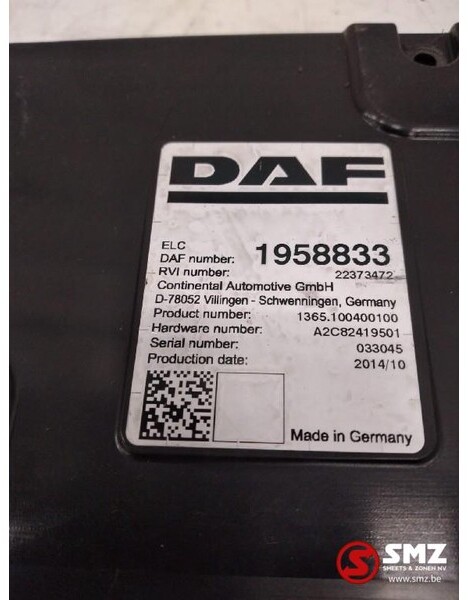 DAF Occ Ecu ELC DAF XF Euro 6 1958833 - Elektroniskais vadības bloks (ECU) - Kravas automašīna: foto 2 DAF Occ Ecu ELC DAF XF Euro 6 1958833 - Elektroniskais vadības bloks (ECU) - Kravas automašīna: foto 2