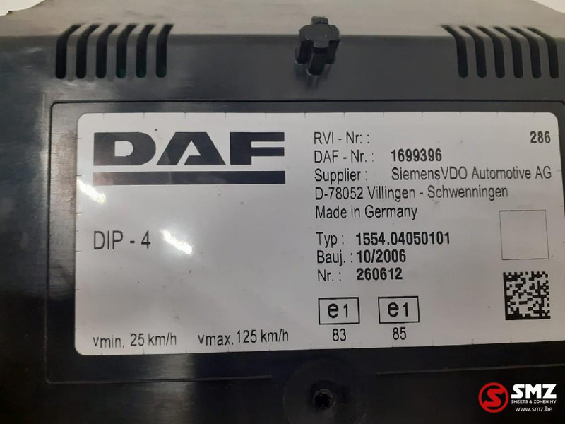 DAF Occ instrumentenpaneel DAF - Mērinstrumentu panelis - Kravas automašīna: foto 3 DAF Occ instrumentenpaneel DAF - Mērinstrumentu panelis - Kravas automašīna: foto 3