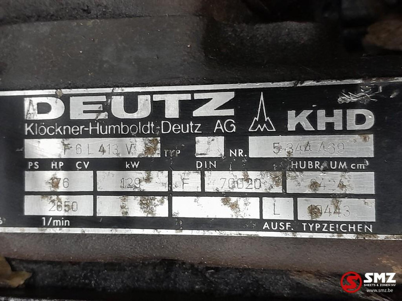 Dzinējs - Kravas automašīna Deutz Occ motor F6L413V Deutz + versnellingsbak AK6-80-5: foto 6