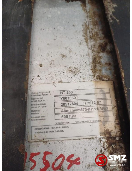 Diversen Occ hydraulische tank HT-200 Hydraultankar - Hidrauliskā tvertne - Kravas automašīna: foto 5 Diversen Occ hydraulische tank HT-200 Hydraultankar - Hidrauliskā tvertne - Kravas automašīna: foto 5