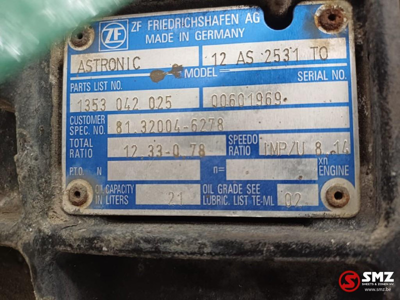 MAN Occ versnellingsbak + intarder 12AS2531TO MAN - Pārnesumkārba - Kravas automašīna: foto 5 MAN Occ versnellingsbak + intarder 12AS2531TO MAN - Pārnesumkārba - Kravas automašīna: foto 5