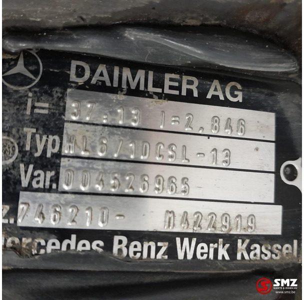 Mercedes-Benz Occ differentiëel HL6/1DCSL-13 i=2,846 Mercedes - Diferenciālis - Kravas automašīna: foto 5 Mercedes-Benz Occ differentiëel HL6/1DCSL-13 i=2,846 Mercedes - Diferenciālis - Kravas automašīna: foto 5