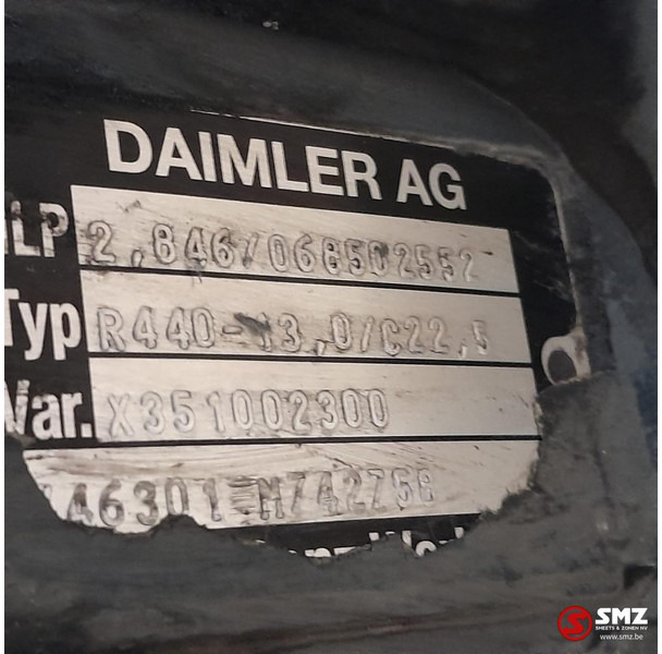 Mercedes-Benz Occ differentiëel R440-13,0/C22,5 i=2,846 Mercedes - Diferenciālis - Kravas automašīna: foto 5 Mercedes-Benz Occ differentiëel R440-13,0/C22,5 i=2,846 Mercedes - Diferenciālis - Kravas automašīna: foto 5