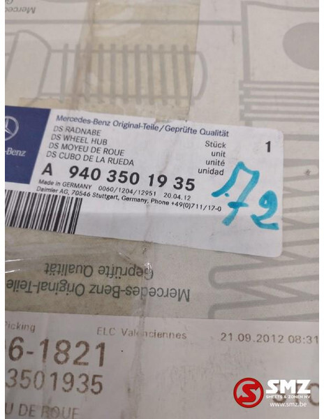 Mercedes-Benz Wielnaafreparatieset mercedes atego a9403501935 - Piekare - Kravas automašīna: foto 2 Mercedes-Benz Wielnaafreparatieset mercedes atego a9403501935 - Piekare - Kravas automašīna: foto 2