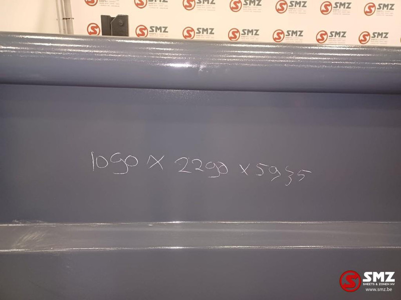 Jaunā Būvgružu konteineru/ Pacēlāji ar āķi sistēma Smz Afzetcontainer SMZ 15m³ - 6000x2300x1100mm 4/3mm: foto 8