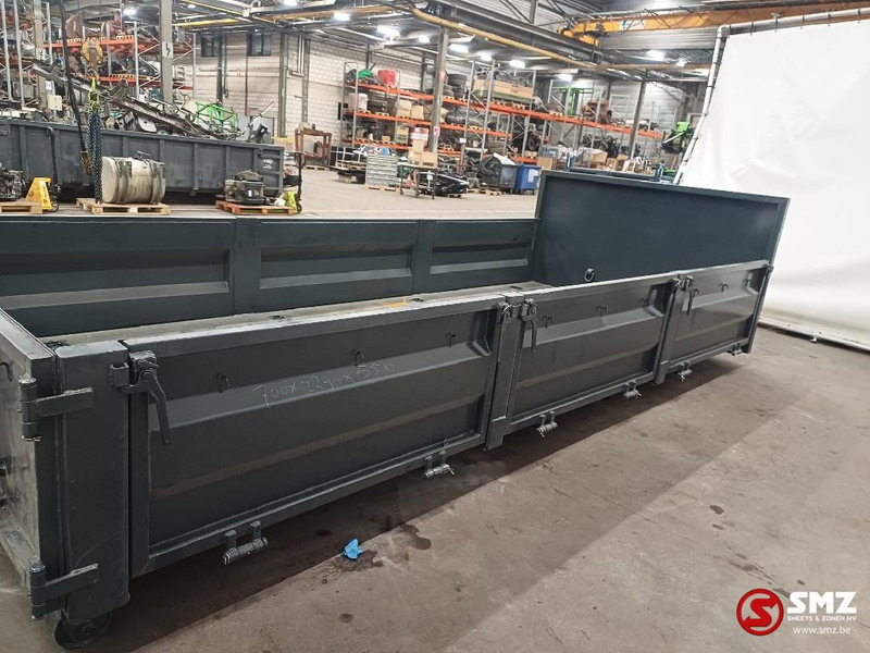 Smz Afzetcontainer SMZ 9m³ - 5500x2300x700mm - Būvgružu konteineru/ Pacēlāji ar āķi sistēma: foto 4 Smz Afzetcontainer SMZ 9m³ - 5500x2300x700mm - Būvgružu konteineru/ Pacēlāji ar āķi sistēma: foto 4