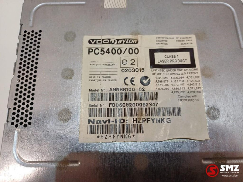 VDO Occ navigatiesysteem VDO Dayton PC5400 - Elektrosistēma - Kravas automašīna: foto 5 VDO Occ navigatiesysteem VDO Dayton PC5400 - Elektrosistēma - Kravas automašīna: foto 5