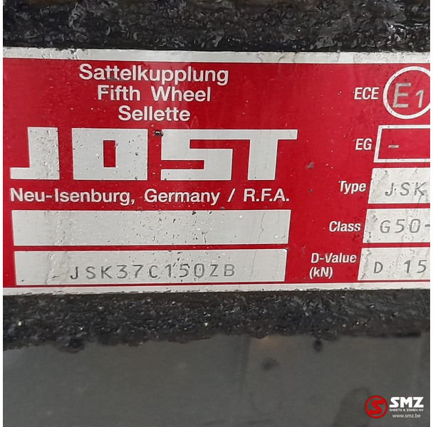 Jost Occ koppelschotel + montageplaat JSK37C Jost - Seglierīce - Kravas automašīna: foto 5 Jost Occ koppelschotel + montageplaat JSK37C Jost - Seglierīce - Kravas automašīna: foto 5