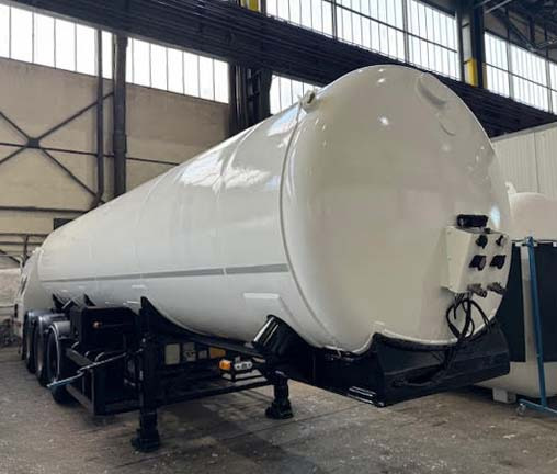 CRYOLOR Gas tank semi-trailer cryogenic used for nitrogen, argon, oxygen, LIN, LOX, LAR. - Puspiekabe cisterna: foto 1 CRYOLOR Gas tank semi-trailer cryogenic used for nitrogen, argon, oxygen, LIN, LOX, LAR. - Puspiekabe cisterna: foto 1