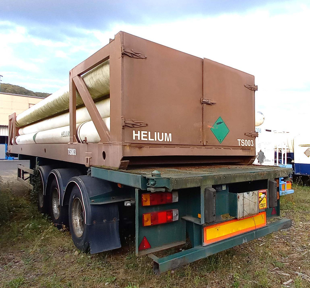FRUEHAUF Gas tank tube semi-trailer used for compressed helium, hydrogen, Wasserstoff - Puspiekabe cisterna: foto 4 FRUEHAUF Gas tank tube semi-trailer used for compressed helium, hydrogen, Wasserstoff - Puspiekabe cisterna: foto 4