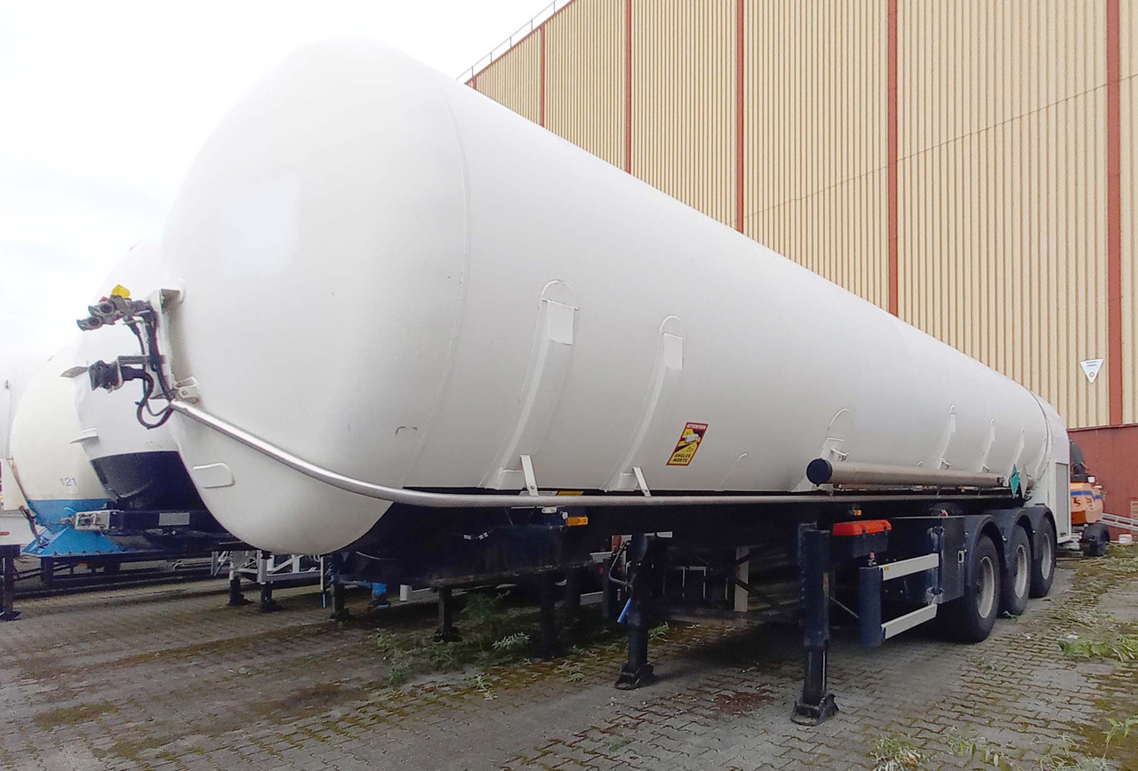 GOFA Gas tank semi-trailer cryogenic used for nitrogen, argon, oxygen, LIN, LOX, LAR - Puspiekabe cisterna: foto 2 GOFA Gas tank semi-trailer cryogenic used for nitrogen, argon, oxygen, LIN, LOX, LAR - Puspiekabe cisterna: foto 2