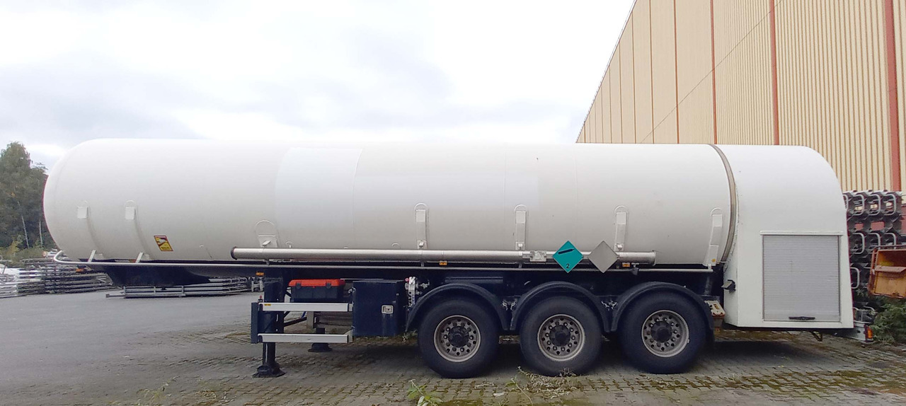GOFA Gas tank semi-trailer cryogenic used for nitrogen, argon, oxygen, LIN, LOX, LAR - Puspiekabe cisterna: foto 3 GOFA Gas tank semi-trailer cryogenic used for nitrogen, argon, oxygen, LIN, LOX, LAR - Puspiekabe cisterna: foto 3