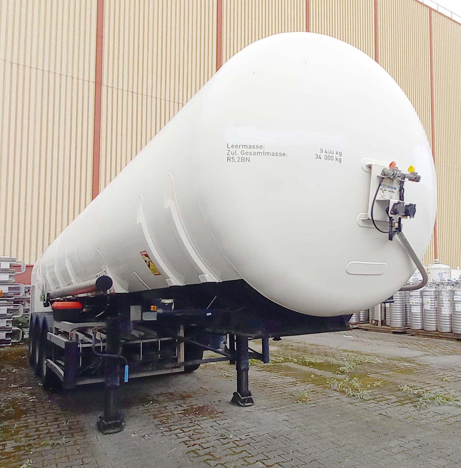 GOFA Gas tank semi-trailer cryogenic used for nitrogen, argon, oxygen, LIN, LOX, LAR - Puspiekabe cisterna: foto 1 GOFA Gas tank semi-trailer cryogenic used for nitrogen, argon, oxygen, LIN, LOX, LAR - Puspiekabe cisterna: foto 1