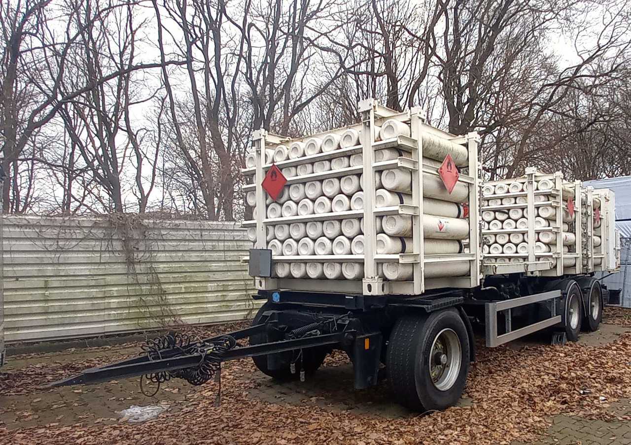 SAMRO Gas semi-trailer tube used for CNG Methane Erdgas 200 Bar - Piekabe: foto 1 SAMRO Gas semi-trailer tube used for CNG Methane Erdgas 200 Bar - Piekabe: foto 1