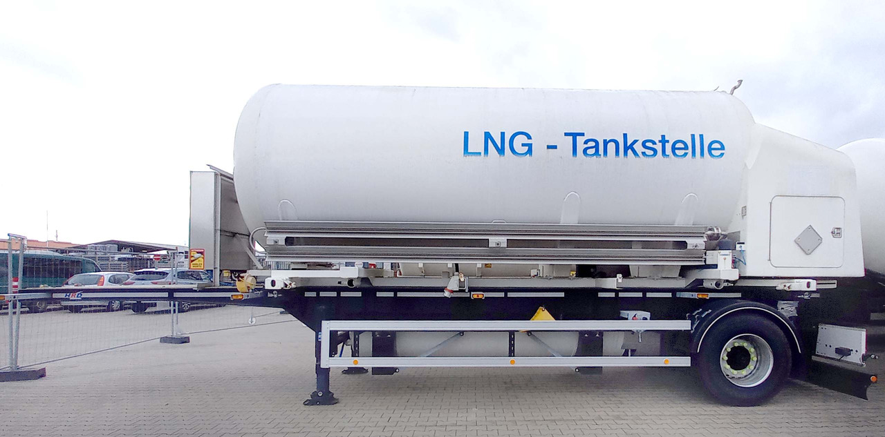 Schwingenschlögel LNG tank filling station Methan Gas Cryogenic tank gas tank - Puspiekabe cisterna: foto 2 Schwingenschlögel LNG tank filling station Methan Gas Cryogenic tank gas tank - Puspiekabe cisterna: foto 2
