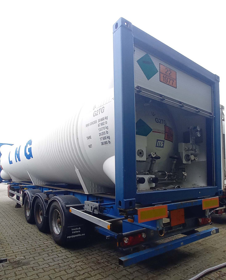 Ziemann LNG Methan Gas Cryogenic tank container 40ft tank - Puspiekabe cisterna: foto 4 Ziemann LNG Methan Gas Cryogenic tank container 40ft tank - Puspiekabe cisterna: foto 4