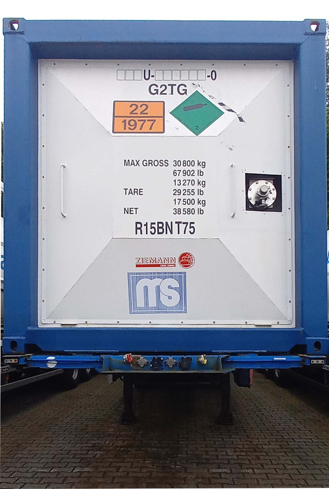 Ziemann LNG Methan Gas Cryogenic tank container 40ft tank - Puspiekabe cisterna: foto 2 Ziemann LNG Methan Gas Cryogenic tank container 40ft tank - Puspiekabe cisterna: foto 2