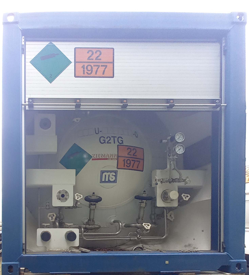 Ziemann LNG Methan Gas Cryogenic tank container 40ft tank - Puspiekabe cisterna: foto 5 Ziemann LNG Methan Gas Cryogenic tank container 40ft tank - Puspiekabe cisterna: foto 5