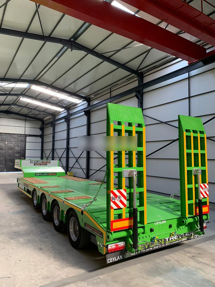 Jaunā Puspiekabe zema profila platforma CEYLAN 4 AXLES STANDART & EXTENDABLE LOWBED: foto 25