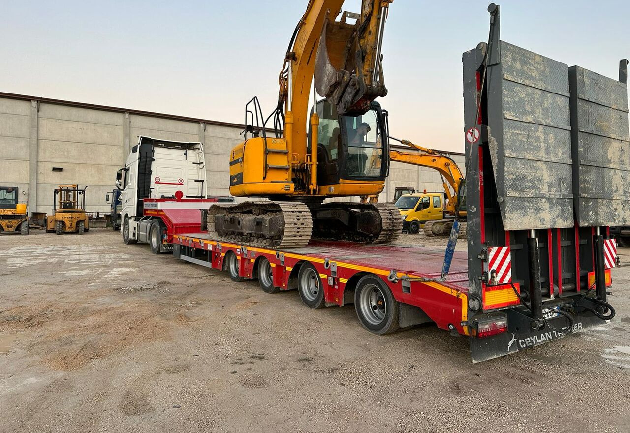 Jaunā Puspiekabe zema profila platforma CEYLAN 4 AXLES STANDART & EXTENDABLE LOWBED: foto 6