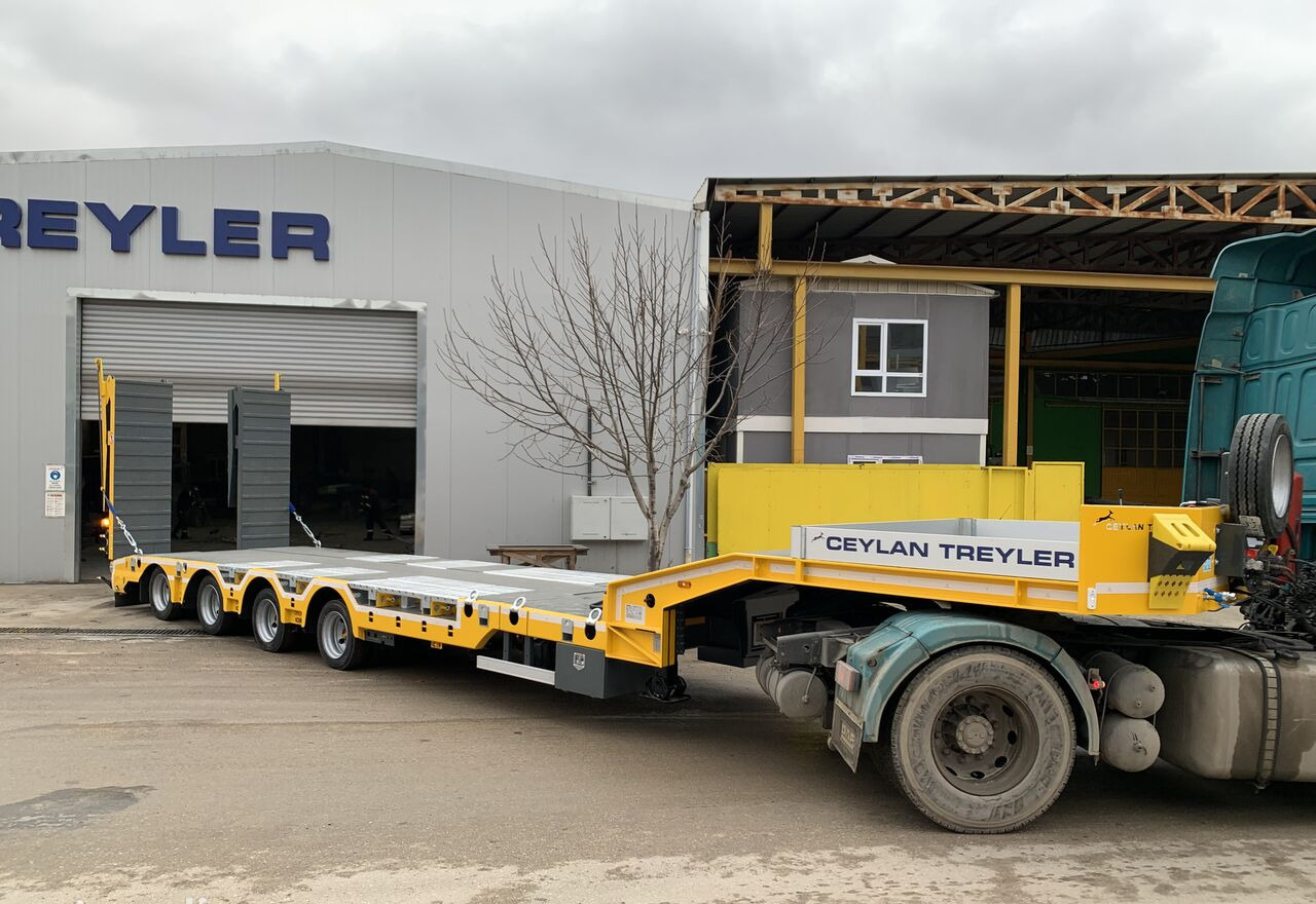 Jaunā Puspiekabe zema profila platforma CEYLAN 4 AXLES STANDART & EXTENDABLE LOWBED: foto 27