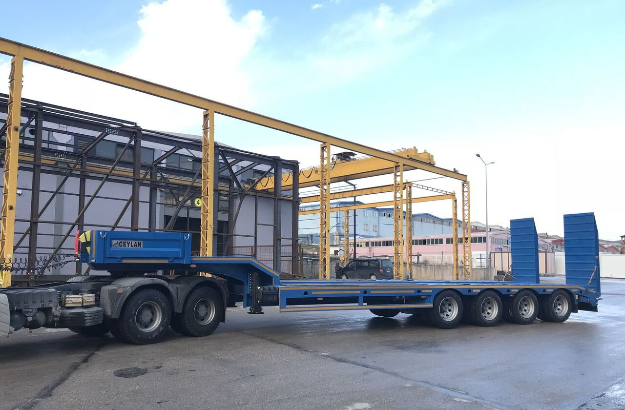 Jaunā Puspiekabe zema profila platforma CEYLAN 4 AXLES STANDART & EXTENDABLE LOWBED: foto 12