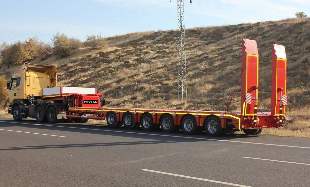 CEYLAN 6 AXLES STANDART & EXTENDABLE LOWBED - Puspiekabe zema profila platforma: foto 4 CEYLAN 6 AXLES STANDART & EXTENDABLE LOWBED - Puspiekabe zema profila platforma: foto 4