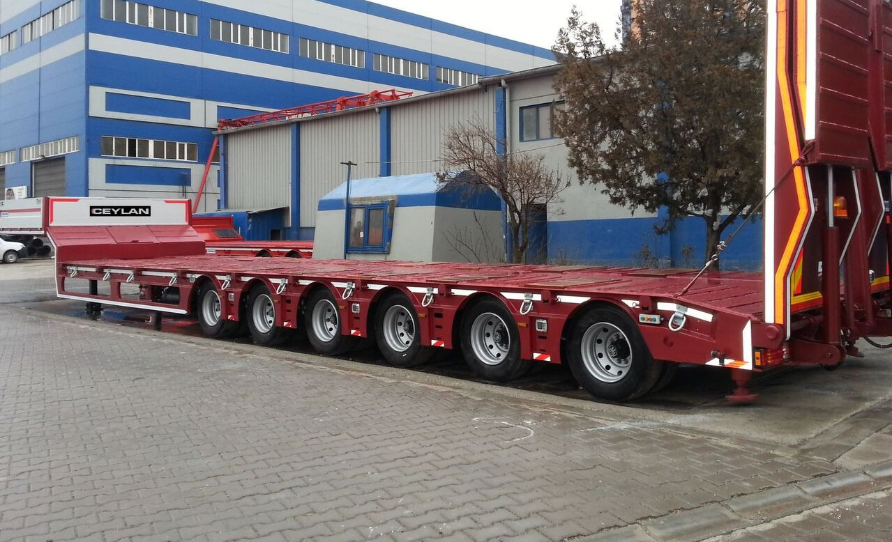 CEYLAN 6 AXLES STANDART & EXTENDABLE LOWBED - Puspiekabe zema profila platforma: foto 2 CEYLAN 6 AXLES STANDART & EXTENDABLE LOWBED - Puspiekabe zema profila platforma: foto 2