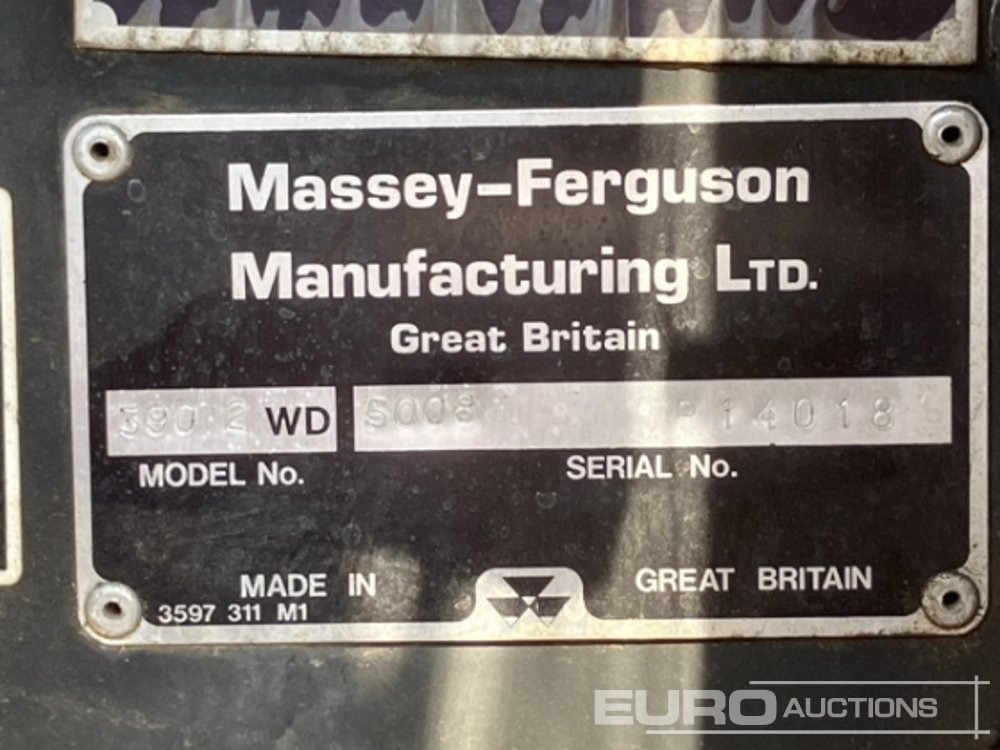 1997 Massey Ferguson 390 - Traktors: foto 5 1997 Massey Ferguson 390 - Traktors: foto 5