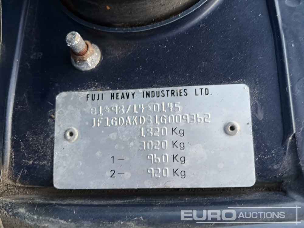 Vieglā automašīna 2001 Subaru Impreza: foto 42