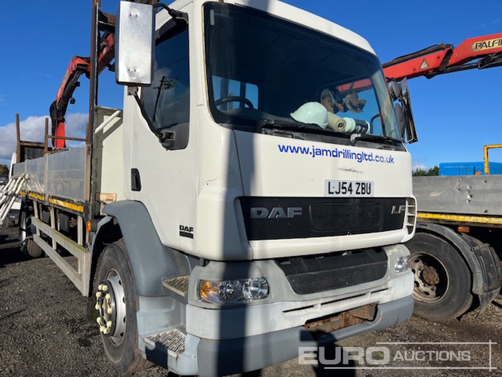 Bortu kravas automašīna/ Platforma 2004 DAF LF55.220: foto 6