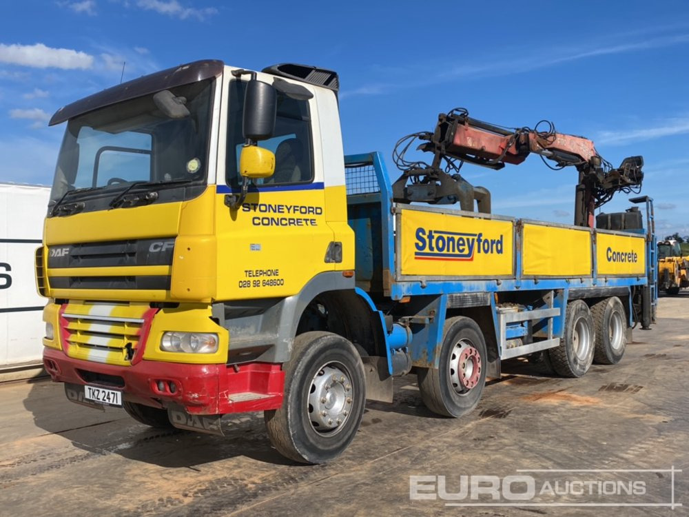 2007 DAF CF - Bortu kravas automašīna/ Platforma: foto 1 2007 DAF CF - Bortu kravas automašīna/ Platforma: foto 1
