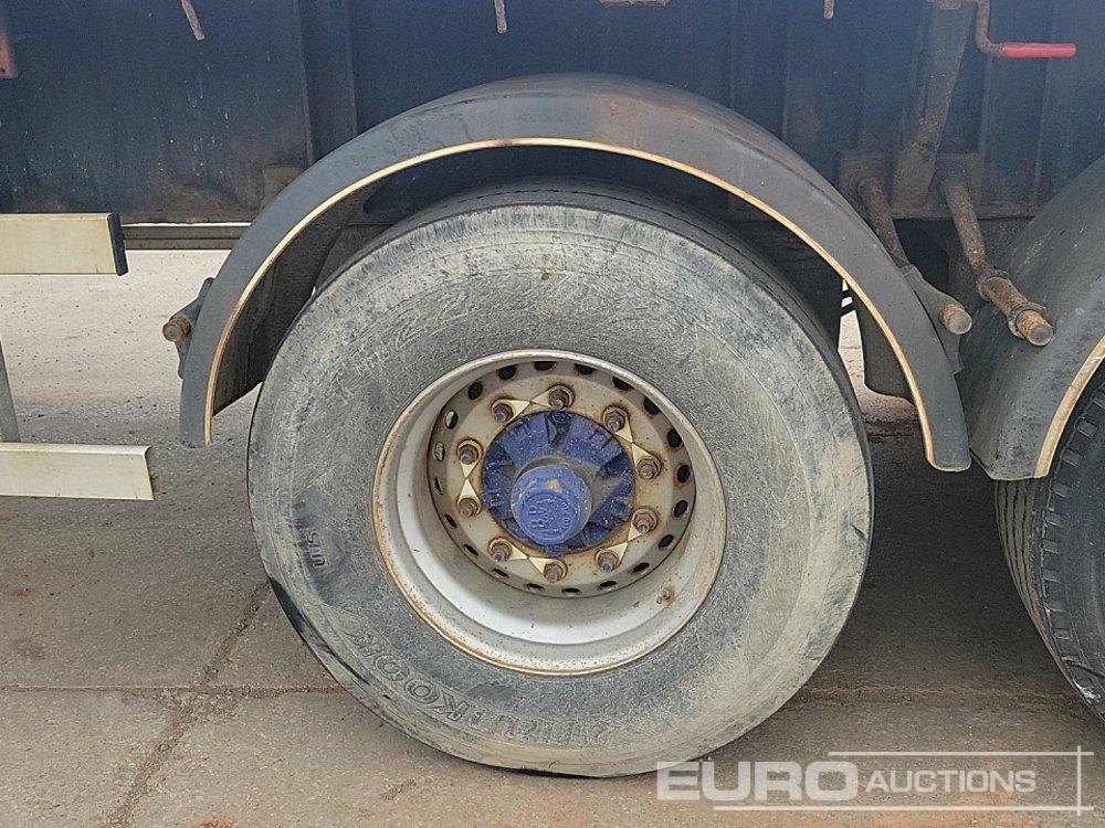 Bortu puspiekabe/ Platforma 2007 SDC Trailer Tri Axle Extendable Flatbed Trailer, Twist Locks, Rear Steer: foto 15