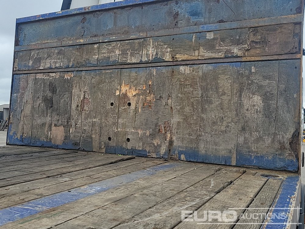 Bortu puspiekabe/ Platforma 2007 SDC Trailer Tri Axle Extendable Flatbed Trailer, Twist Locks, Rear Steer: foto 9
