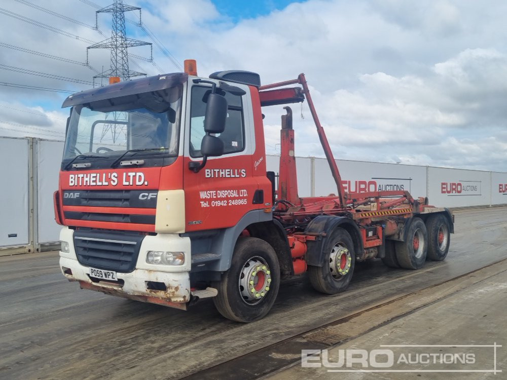 2009 DAF CF85.410 - Pacēlājs ar āķi: foto 1 2009 DAF CF85.410 - Pacēlājs ar āķi: foto 1