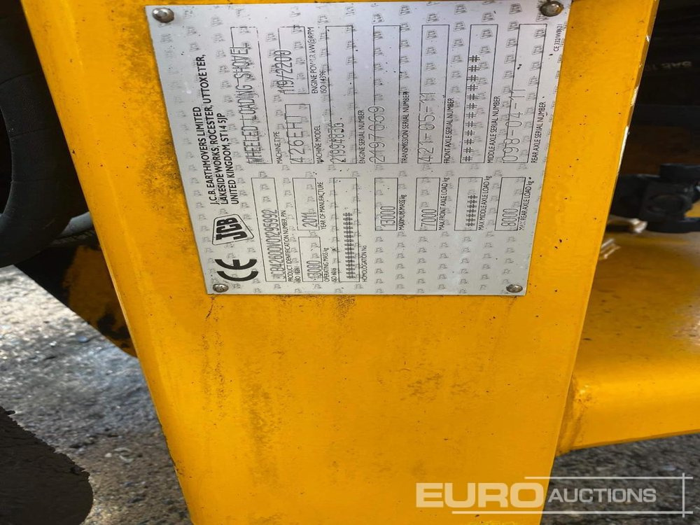 2011 JCB 426HT - Riteņu iekrāvējs: foto 5 2011 JCB 426HT - Riteņu iekrāvējs: foto 5