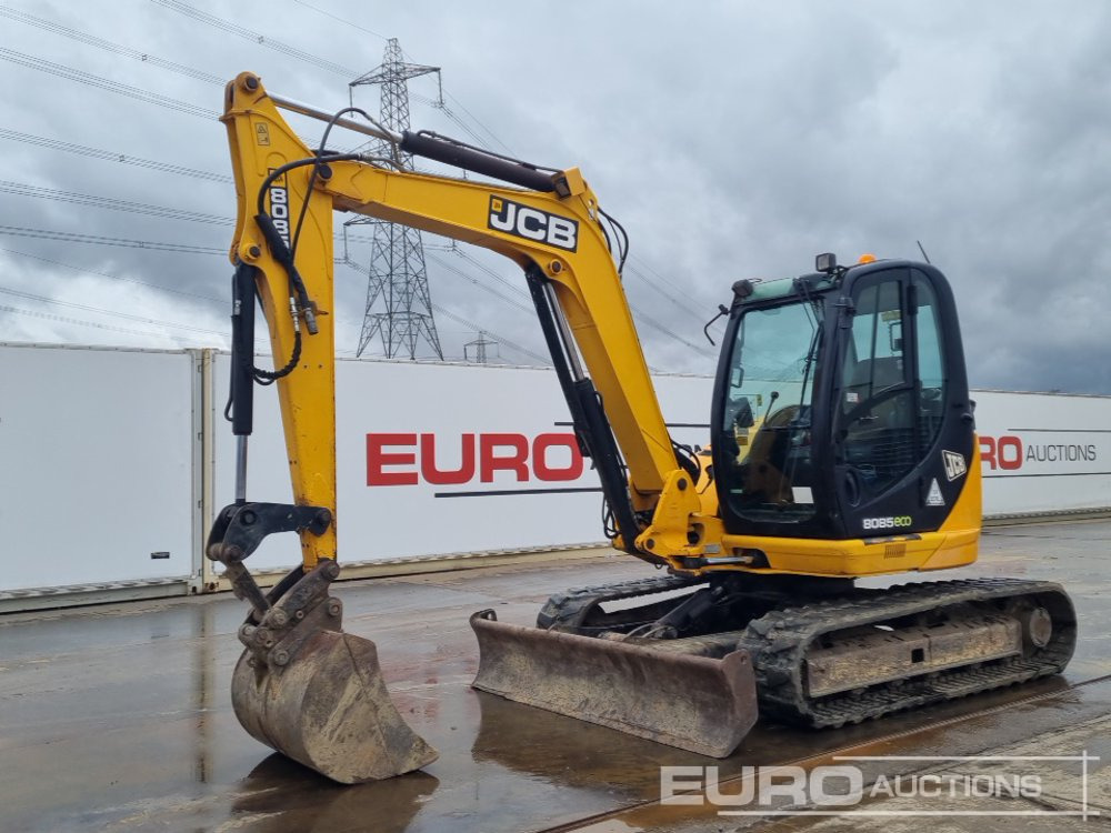 2011 JCB 8085ZTS - Mini-ekskavators: foto 1 2011 JCB 8085ZTS - Mini-ekskavators: foto 1