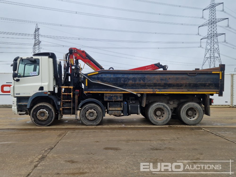 2012 DAF 85.360 - Kravas automašīna pašizgāzējs, Kravas auto ar manipulatoru: foto 2 2012 DAF 85.360 - Kravas automašīna pašizgāzējs, Kravas auto ar manipulatoru: foto 2