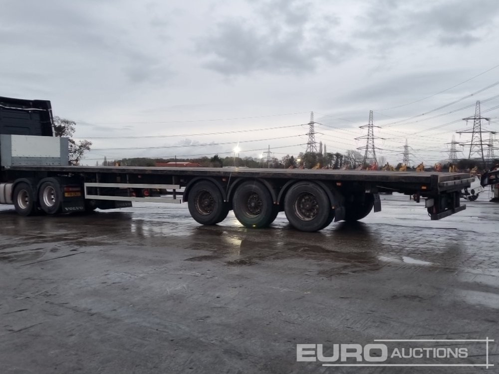 2012 Don-Bur Tri Axle Flat Bed Trailer - Bortu puspiekabe/ Platforma: foto 3 2012 Don-Bur Tri Axle Flat Bed Trailer - Bortu puspiekabe/ Platforma: foto 3