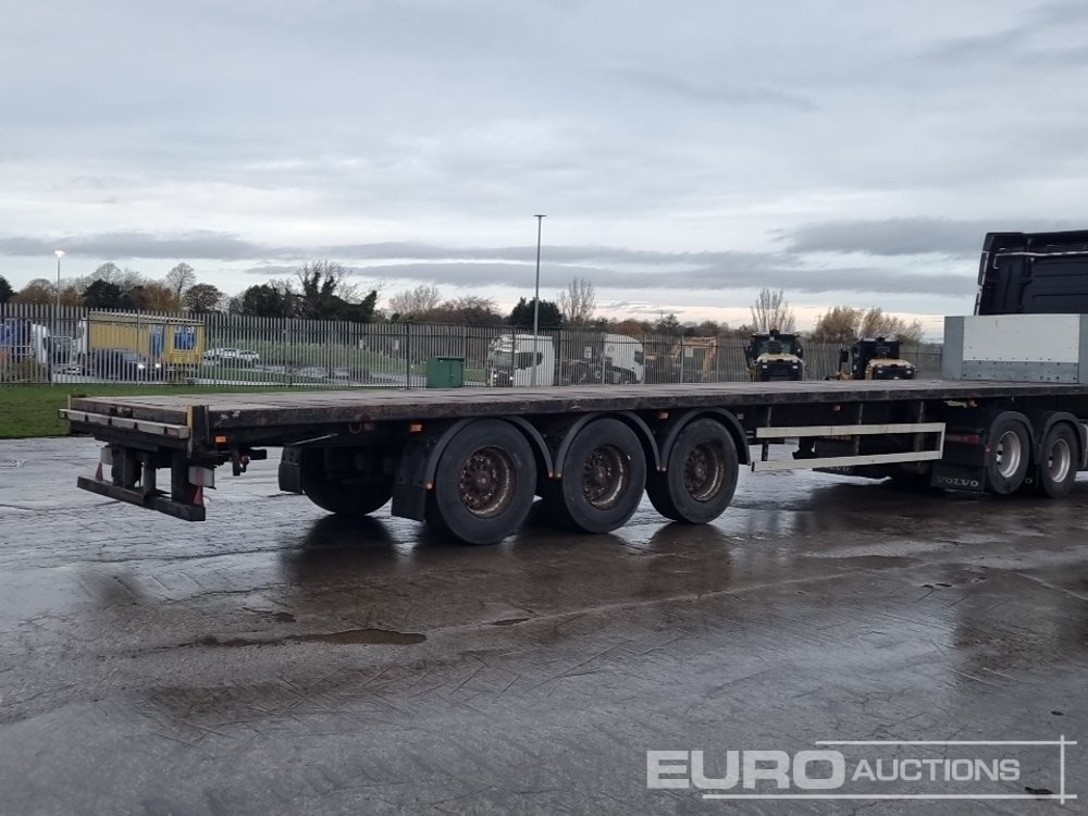2012 Don-Bur Tri Axle Flat Bed Trailer - Bortu puspiekabe/ Platforma: foto 5 2012 Don-Bur Tri Axle Flat Bed Trailer - Bortu puspiekabe/ Platforma: foto 5