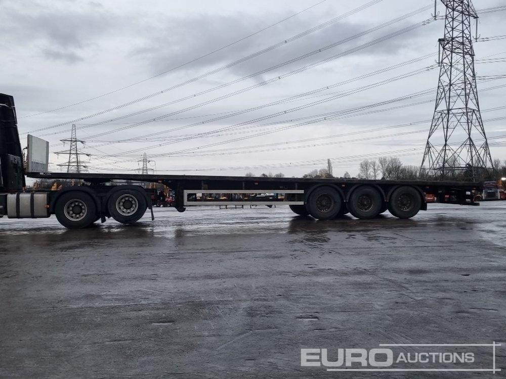 2012 Don-Bur Tri Axle Flat Bed Trailer - Bortu puspiekabe/ Platforma: foto 2 2012 Don-Bur Tri Axle Flat Bed Trailer - Bortu puspiekabe/ Platforma: foto 2