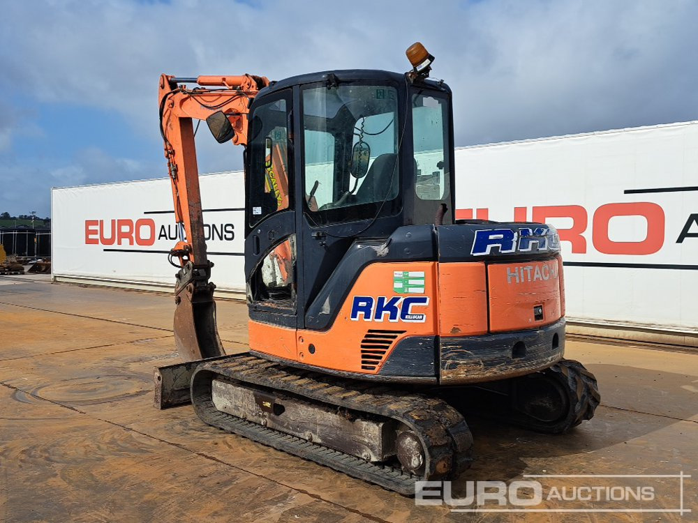 2012 Hitachi ZX60USB-3 CLR - Mini-ekskavators: foto 3 2012 Hitachi ZX60USB-3 CLR - Mini-ekskavators: foto 3
