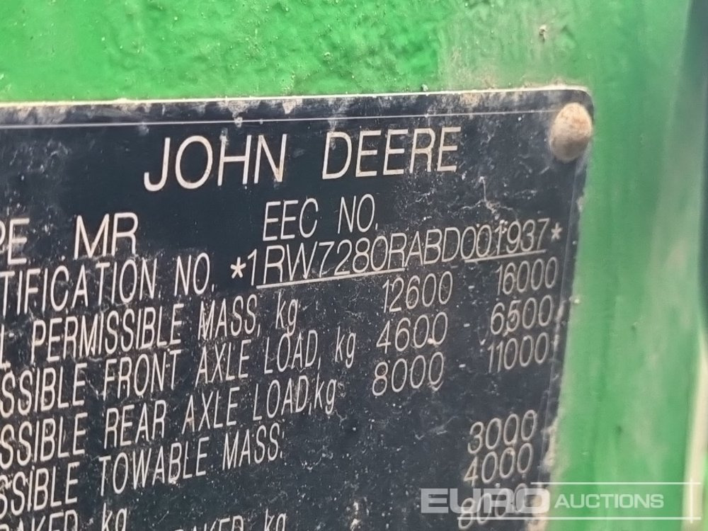 Traktors 2012 John Deere 7280R: foto 38