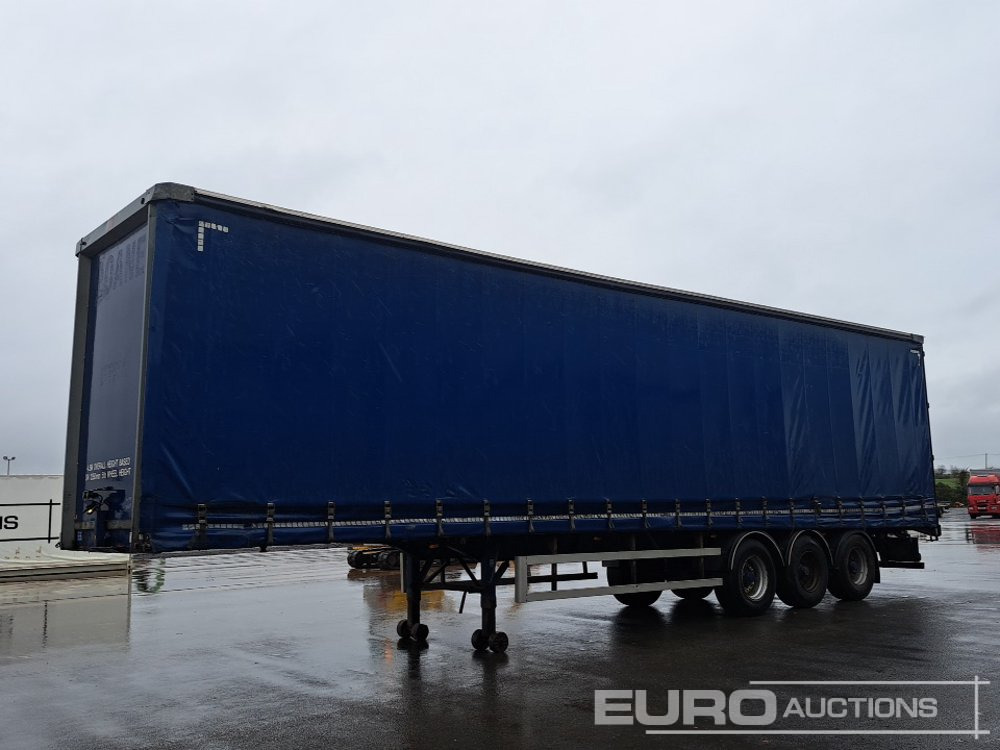 2012 SDC 45' Tri Axle Flat Trailer, BPW Axles - Tenta puspiekabe: foto 1 2012 SDC 45' Tri Axle Flat Trailer, BPW Axles - Tenta puspiekabe: foto 1